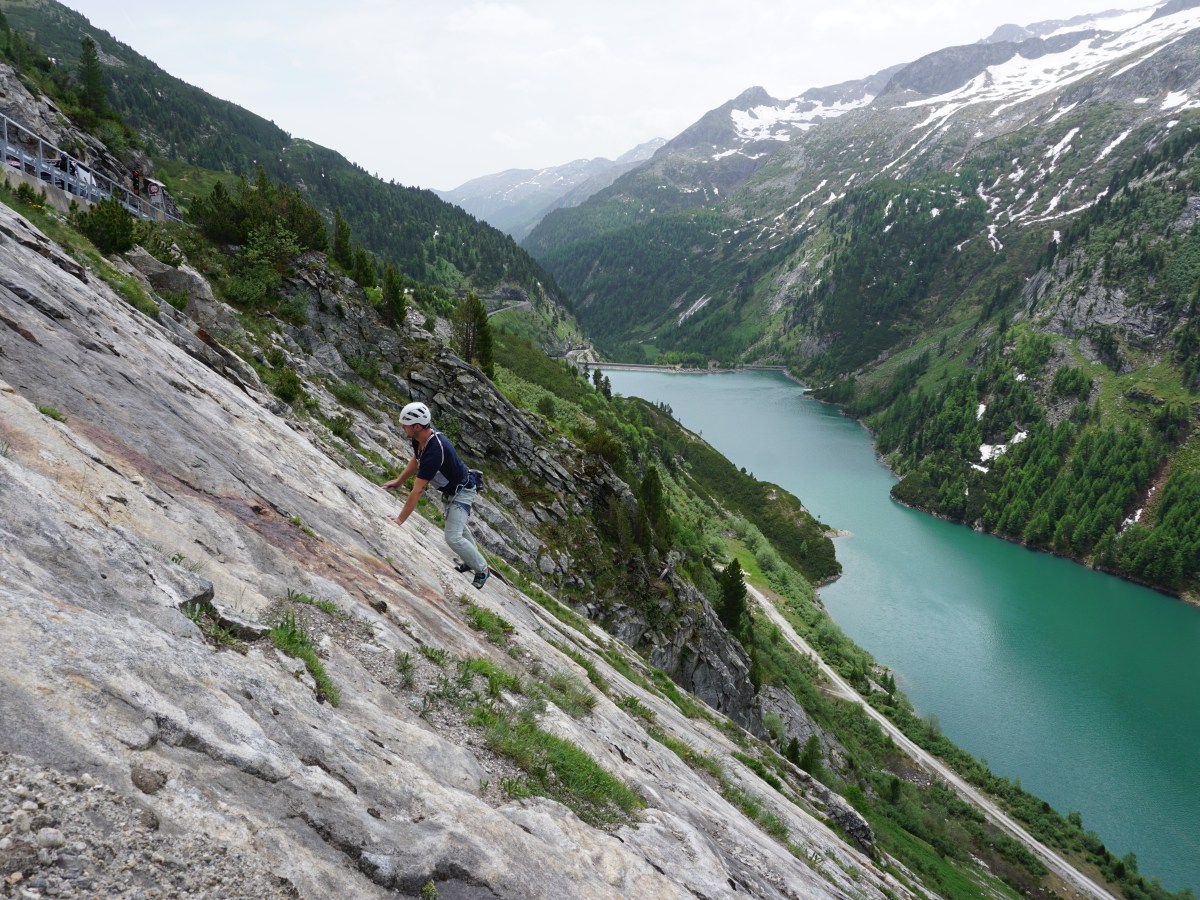 Klettern an den Seeplatten der&nbsp;Kölnbreinsperre