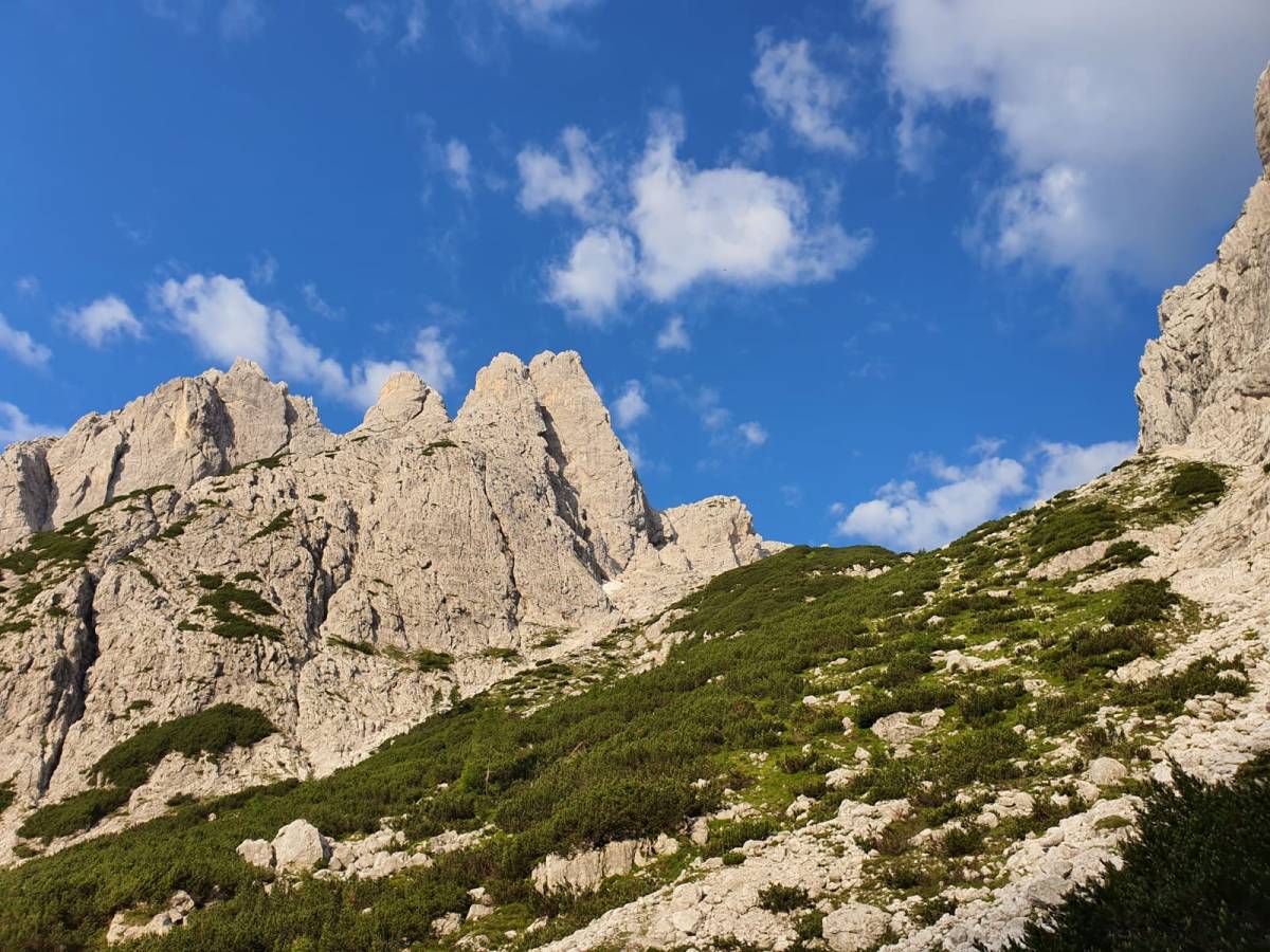 Weissenbachkante auf die Hohe Weissenbachspitze